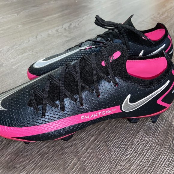 Men\'s Nike Phantom GT Elite FG Soccer Cleats Black Pink Blast Sz CK8439-006 main image 6
